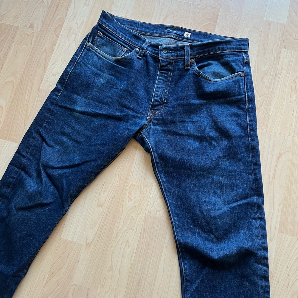 Levi's Men Slim Straight Jeans - Dark Blue